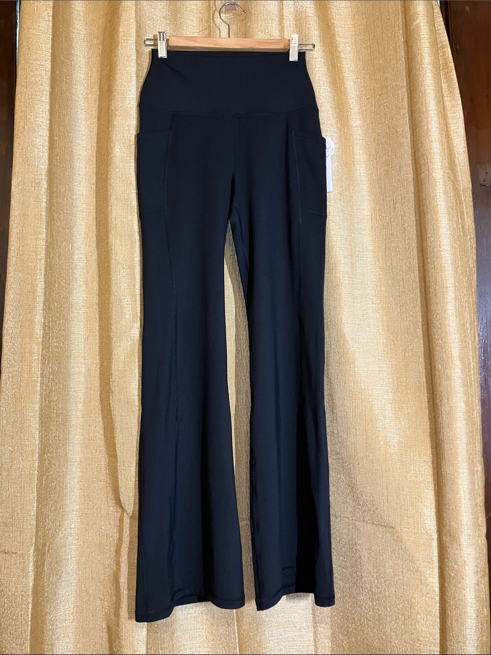 Yogalicious Black High-Waist Bootcut Performance Pants